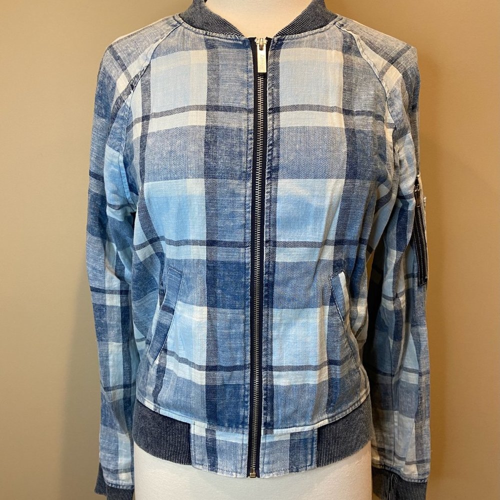 Sanctuary Plaid Bomber Jacket
